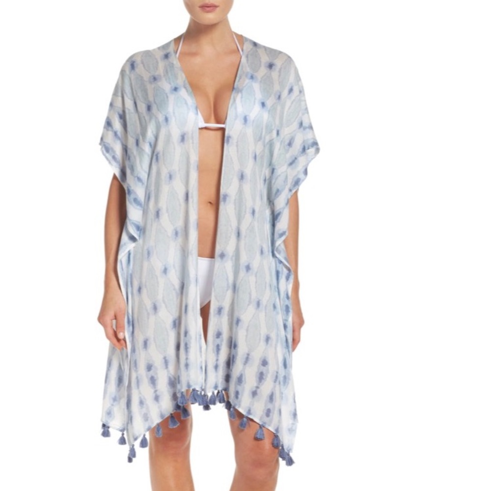Tie-Dye Kimono Cover Up